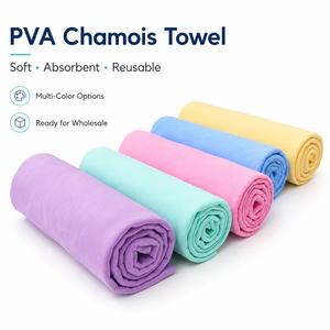 Toalla de Gamuza PVA, Suave, Absorbente, Reutilizable, Varias Opciones de Color, Paño para Lavar el Coche, 66x43cm - Product Image 1