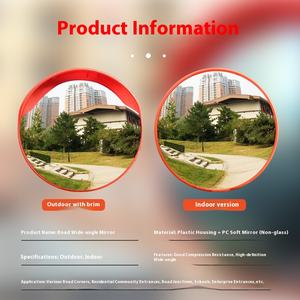 Specchio angolare convesso <span class=keywords><strong>per</strong></span> il traffico strada intersezione ampio angolo riflettente lente concava esterno tornitura materiale durevole PC - Product Image 1