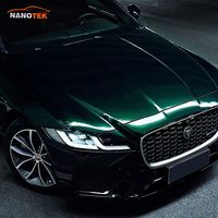 NANOTEK 7.5mil TPU Warna PPF Jaguar-British-Green High Gloss Self Healing Anti Gores Pelindung Cat Bodi Mobil