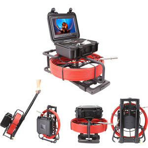 Độ phân giải cao ống kiểm tra hệ thống <span class=keywords><strong>camera</strong></span> video ghi âm nội soi <span class=keywords><strong>analog</strong></span> cống <span class=keywords><strong>camera</strong></span> 512 hz tự san lấp mặt bằng máy ảnh - Product Image 2