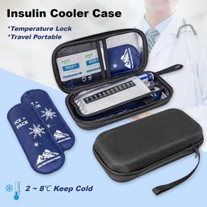 Diyabetik hastalar için sıcak satış insülin soğutucu Eva durumda çantası seyahat taşınabilir ampul peptid depolama Eva kutusu - Product Image 3