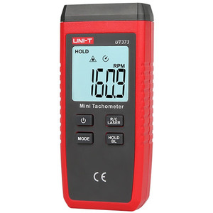 Tachymètre laser numérique miniature UNI-T UT373 sans contact, plage de mesure des tr/min 10-99999 tr/min, odomètre, rétroéclairage - Product Image 5