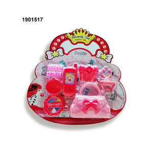 Hot Bán Cô Gái Giả Vờ Make Up Set Thời Trang Ví Với Gương Và Lược Trẻ Em Vai Trò Chơi Ăn Mặc Bộ Quà Tặng Bộ - Product Image 4