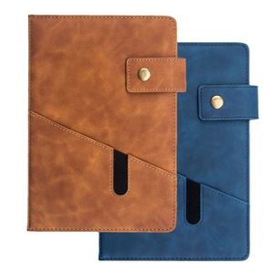 Regalos de Oficina Personalizados, Artículos Promocionales, Sets Ejecutivos, Libretas de Cuero PU Gris A5 con Bolígrafo, Set de Regalo Corporativo para Hombre - Product Image 4