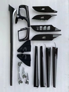 Molduras Interiores para Hilux Revo 2015-2021, Juego de 14 Piezas de Molduras de Fibra de Carbono, Decoración <span class=keywords><strong>Interior</strong></span> de Carbono para Hilux Revo, 16 Colores - Product Image 2