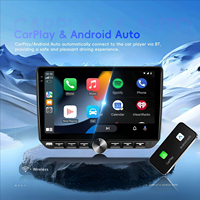 Autoradio Android universel avec écran tactile 10,1 pouces, touches piano, CarPlay sans fil, GPS, navigation, Bluetooth, caméra de recul
