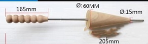 เครื่องทำขนมเค้กปล่องไฟและขนมปังม้วนไฟฟ้า 110v 220v สำหรับเชิงพาณิชย์ ประสิทธิภาพสูง ปรับแต่งได้ และเป็นของใหม่ - Product Image 4