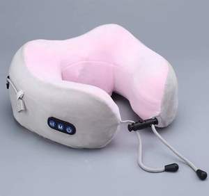 Grosir Pabrik bantal pijat Shiatsu leher listrik panas portabel untuk dukungan kiropraktik serviks mobil rumah - Product Image 3