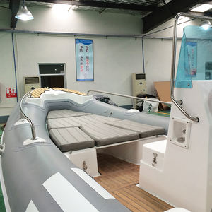 Luxe 20ft fibre de verre coque gonflable RIB bateau PVC Hypalon 600 bateau avec 1.2mm d'épaisseur pour les excursions de pêche et les sports nautiques - Product Image 5