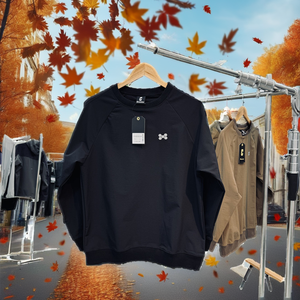 Sweat à capuche unisexe surdimensionné en molleton uni personnalisé OEM, noir uni, automne-hiver, avec logo brodé, vente en gros - Product Image 2