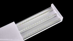 24Inch 46Inch Hốc Tuyến Tính <span class=keywords><strong>Led</strong></span> Nhôm Profil <span class=keywords><strong>Led</strong></span> Quấn Ánh Sáng Treo Thanh Tuyến Tính Cho Nhà Để Xe Kho Wratround - Product Image 5