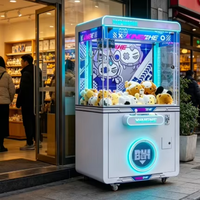 Machine à griffes d'arcade en métal à rendement élevé avec accepteur de billets et de pièces, garantie 1 an pour les entreprises de divertissement
