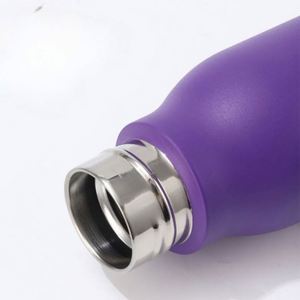 Botella de Agua Deportiva Aislada de Acero Inoxidable 304, Taza de Viaje con Aislamiento al Vacío de Doble Pared en Forma de Cola para Uso en Exteriores y en el Automóvil - Product Image 3