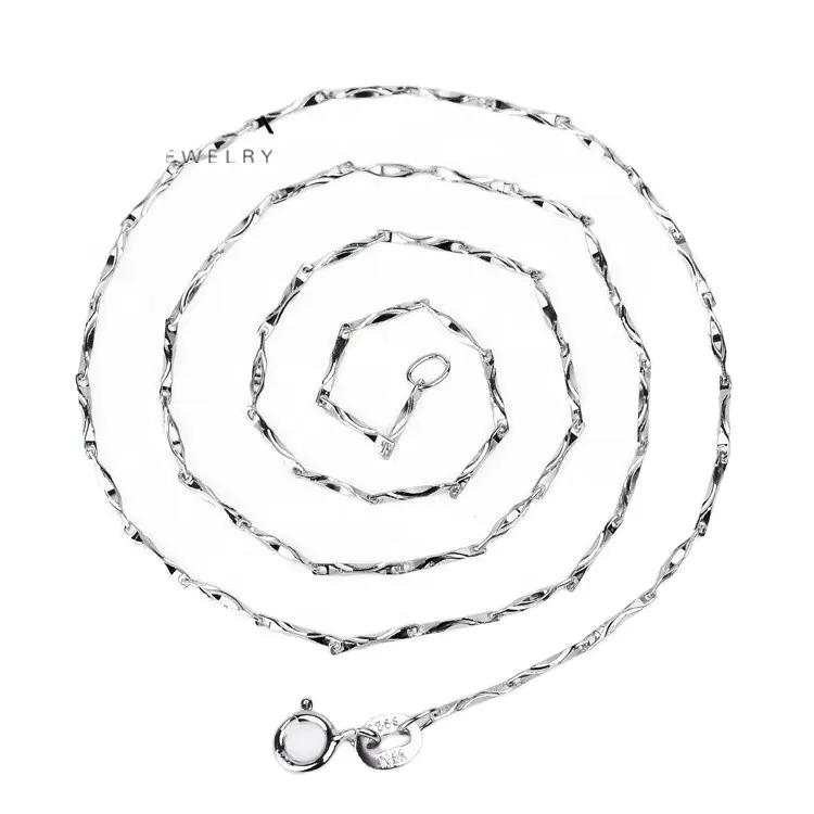 DTINA-chaîne en argent 925 avec pendentif, collier en forme de lingot, argent 925 925, SY4