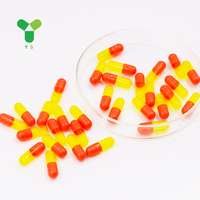 Capsules végétales transparentes HPMC personnalisées YS, taille 00, qualité pharmaceutique, capsules vides solubles dans l'estomac
