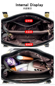 Bolsos cruzados de diseño de moda, bolsos de hombro de cuero PU de alta calidad, bolsos de mano casuales de lujo para mujer - Product Image 6