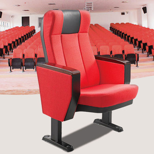 เก้าอี้หอประชุมมาซาโอะ รุ่น Lt-6071 สีแดง พร้อมที่วางแขน สำหรับโรงภาพยนตร์และที่นั่งโรงเรียน - Product Image 1