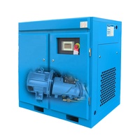 Compresseur d'air à vis industriel 10hp 20hp 30hp avec réservoir de 600L 1000L, sécheur, moteur principal, composant lubrifié, refroidi par air