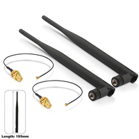 Antenne LoRa omnidirectionnelle externe pliable 868 MHz 915 MHz Rubber Duck 433 868 915 MHz SMA pour caméra de sécurité