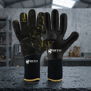 High Quality Latex Football Goalkeeper Gloves-Customizable Breathable Non-Slip Unisex Design - Product Image 2