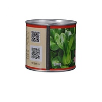 Boîte de conserve ronde en métal pour l'emballage des graines de chou SZSYTN-265 de graines de légumes