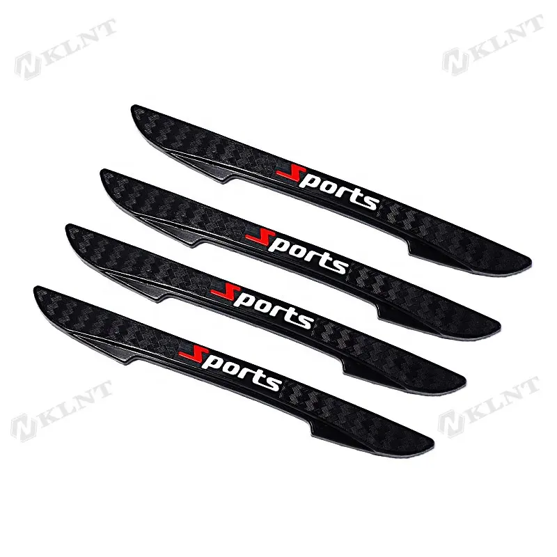 Factory Custom Logo 4pcs Tür schutz Textur Auto Crash Strip Auto Tür Stoßstange Aufkleber Auto Anti Scratch Strip