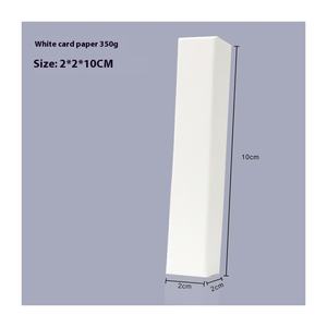 Caja Pequeña Blanca Corrugada para Almacenamiento de Cosméticos, Caja Blanca Pequeña de Varios Tamaños, Embalaje Personalizable en Blanco para Venta al por Menor/Almacenamiento - Product Image 4