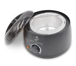 Private Label 500cc Veet Wax Smelt Warmer Zwart Met Wax Kachel Ontharing