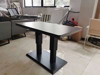Pieds de meubles en métal modernes personnalisables - Colonnes télescopiques réglables en hauteur pour salle à manger, cuisine, bar à domicile, utilisation en extérieur