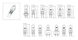 OSRAM HLX64638 64460U 24V100W G6.35 NAED 54252 операция бестеневая лампа из стекла - Product Image 4