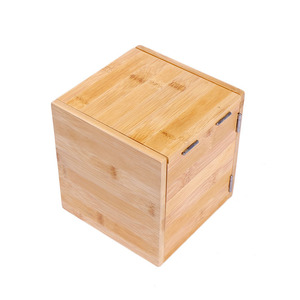 Retro bamboo box, bamboo <b>jewelry</b> box, desktop storage box, bamboo <b>jewelry</b> box, retro bamboo gift box <b>packaging</b> - Product Image 4