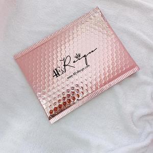 ซองพลาสติกกันกระแทกพิมพ์ลายฟอยล์สีโรสโกลด์แบบกำหนดเอง - Product Image 6