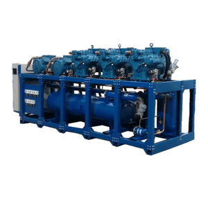 Unité de compresseur à vis triple parallèle Fuji-go 40Hp pour équipement de réfrigération de stockage frigorifique destiné à l'industrie alimentaire - Product Image 3
