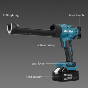 <span class=keywords><strong>Pistolet</strong></span> à silicone sans fil Mamidw, outil de scellement <span class=keywords><strong>pour</strong></span> verre et <span class=keywords><strong>ciment</strong></span>, <span class=keywords><strong>pistolet</strong></span> à calfeutrer électrique, <span class=keywords><strong>pour</strong></span> batterie 18V - Product Image 6