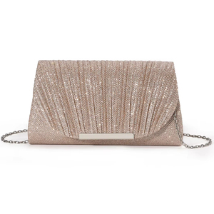 Sac de soirée carré de luxe personnalisé pour femme, à sequins, noir, à bandoulière, pour mariage et banquets – Vente en gros Bell - Product Image 1