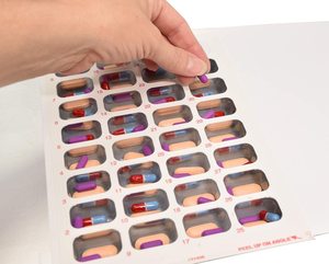 Paquete de blíster de medicamentos con sello en frío mensual, tarjetas de sistema para píldoras, Unidad de dosis de una pieza, Tri-31, Día mensual - Product Image 5