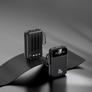 <span class=keywords><strong>Batterie</strong></span> <span class=keywords><strong>externe</strong></span> 20000mAh avec câble intégré Chargeur portable haute capacité Sécurité en vol Charge rapide <span class=keywords><strong>Batterie</strong></span> <span class=keywords><strong>externe</strong></span> - Product Image 4