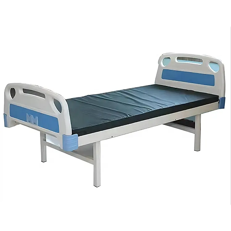 اثاث طبي رخيص السعر BAF02 كبار السن المرضى دليل ABS سرير مستشفى مسطح للبيع