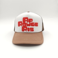 Gorra Trucker de Espuma de Dos Tonos con Logotipo Personalizado, Gorra de Golf Otto de 5 Paneles con Malla, Gorra Trucker OTTO con Estampado 3D en Relieve y Cuerda