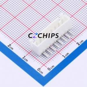 W2542100-8PW2113 Wire-to-Board Pin Header Bent Lead Through Hole,P=2.54mm Connector 1x8P 2.5mm Right Angle Insert XH - Product Image 1