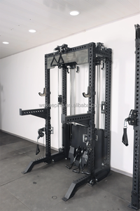 Rak kekuatan kebugaran, Gym peralatan kebugaran rak daya fungsional mesin kabel pelatih Lat Pulldown untuk latihan kekuatan