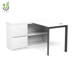 Set Scrivania Direzionale IULTRA per Segretari, 2 Scrivanie con Spazio di Archiviazione, Arredamento Ufficio Moderno e Lussuoso, Facile Montaggio ed Ecologico - Product Image 6