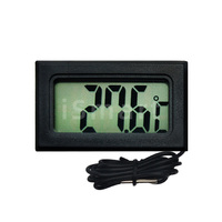 ISMART TMP-10 Meteran Pengukur Sensor Termometer Mini Dalam Ruangan Mobil Portabel Digital LCD Tampilan Pemantauan Detektor Suhu