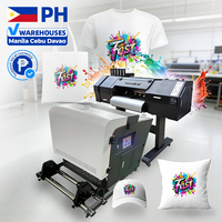 Prix usine Imprimante DTF 60 double XP600 PH Stock Manila Davao Cebu Entrepôt Impression personnalisée sur T-shirts par transfert de film PET