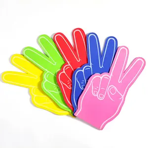 סיטונאי מפעל 2024 מכירה חמה לוגו מותאם אישית אצבעות קצף אצבע אווה ידיים EVA קצף יד