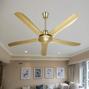 Ventilador de Techo de 5 Velocidades de Alta Calidad con Control Remoto, Metal Dorado Electrochapado, Refrigeración de Aire para el Hogar, Diseño Único, Alta Calidad - Product Image 2