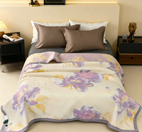 Literie italienne de luxe écologique en peluche douce tissée - Charme Tang