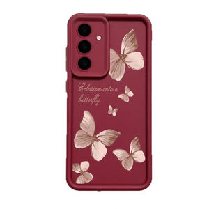 Custodia per Cellulare in TPU Antiurto con Stampa di Farfalle Dorate e Design a Scala per <span class=keywords><strong>Samsung</strong></span> A26 A32 A33 A34 A35 A36 A50 <span class=keywords><strong>A51</strong></span> - Product Image 1