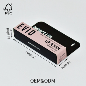 Tùy Chỉnh Đầy Đủ Màu Sắc Fsc Phân Hủy Sinh Học Các Tông Rỗng Lip Men Son Môi Son Môi Son Bóng Mỹ Phẩm Hộp <span class=keywords><strong>Carton</strong></span> Lip Balm Bao Bì Hộp - Product Image 2