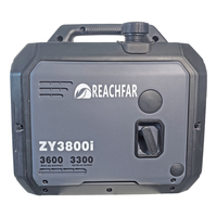Générateur d'essence portable ultra-silencieux 3 kW, sortie CC 12 V 24 V, refroidissement par air avec démarrage/arrêt automatique pour camping-car, camping et cabine de camion